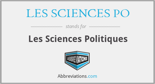 LES SCIENCES PO - Les Sciences Politiques
